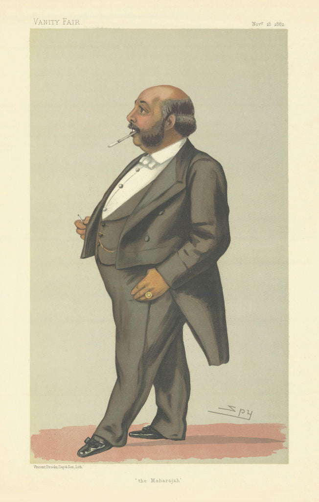 VANITY FAIR SPY CARTOON HH The Maharajah Duleep Singh. India 1882 old print